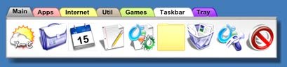 『Object Dock Plus』でのタブドック機能